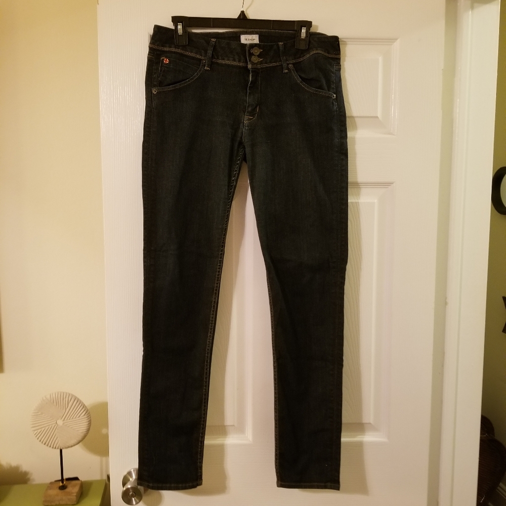 Hudson dark blue Collin skinny Jean's size 31